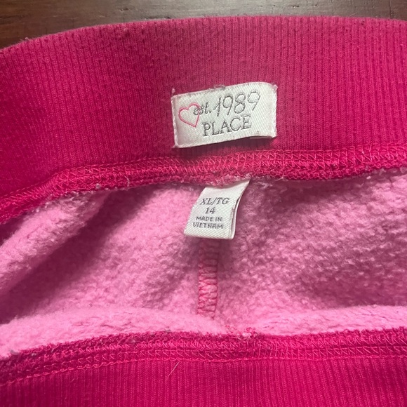 Kids pink camo sweatpants - Picture 3 of 3